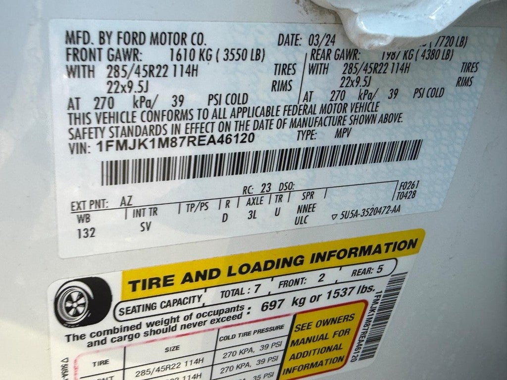 2024 Ford Expedition Max Platinum 4x4