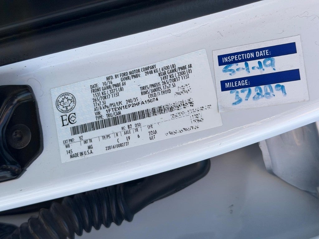 2017 Ford F-150 XLT 4WD SuperCrew 5.5' Box