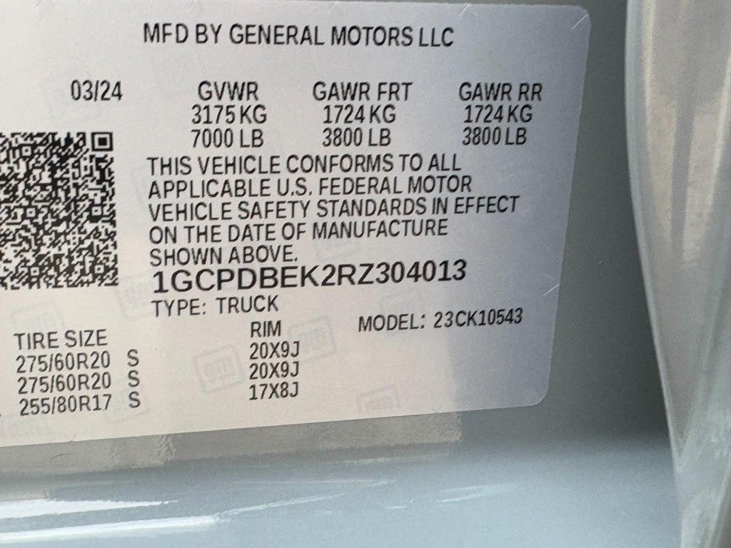 2024 Chevrolet Silverado 1500 4WD Crew Cab 147" Custom