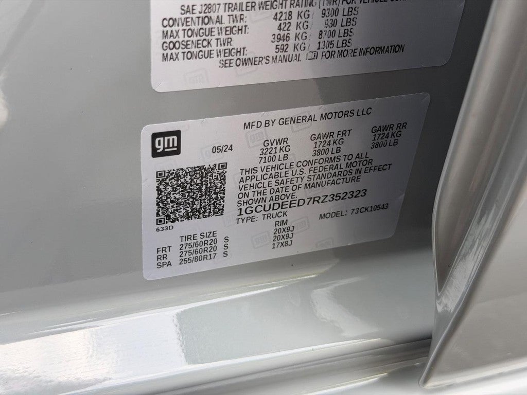 2024 Chevrolet Silverado 1500 4WD Crew Cab 147" RST