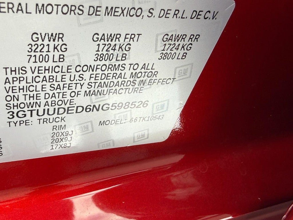 2022 GMC Sierra 1500 4WD Crew Cab 147" SLT