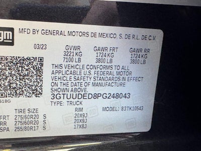 2023 GMC Sierra 1500 4WD Crew Cab 147" SLT