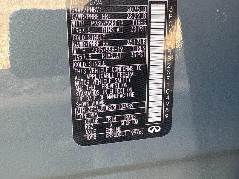 2025 INFINITI QX50 LUXE AWD