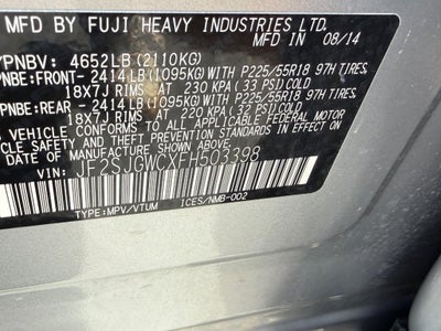 2015 Subaru Forester 4dr CVT 2.0XT Touring