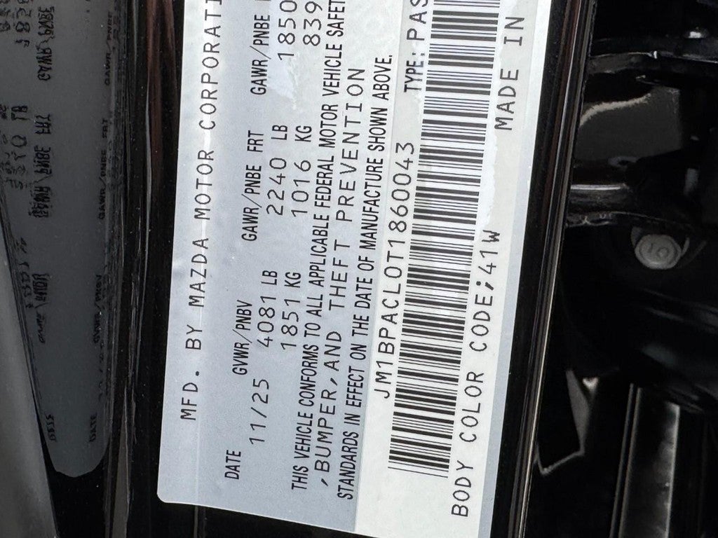 2026 Mazda Mazda3 Sedan 2.5 S Preferred FWD