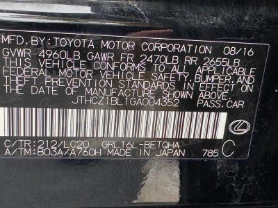 2016 Lexus GS 350 4dr Sdn AWD