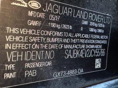 2018 Jaguar XF Sedan 35t Prestige AWD