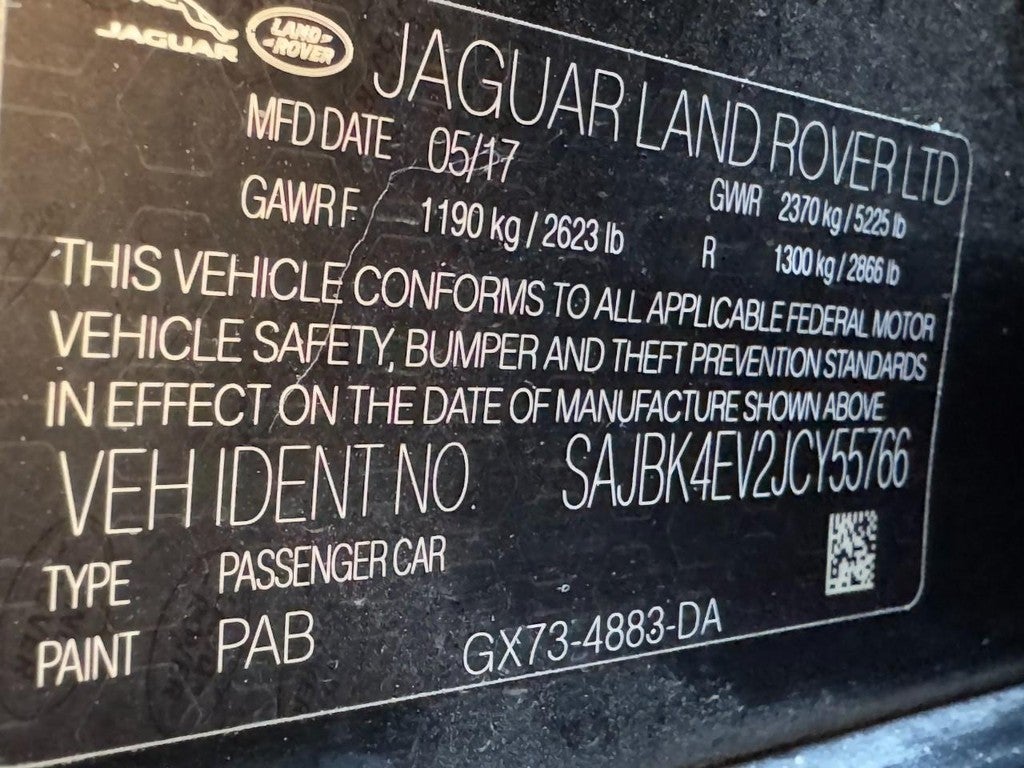 2018 Jaguar XF Sedan 35t Prestige AWD