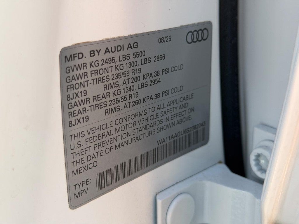 2025 Audi Q5 Premium 2.0 TFSI quattro
