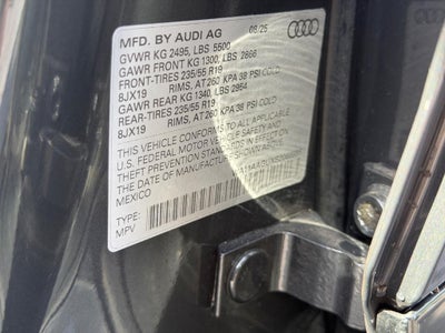 2025 Audi Q5 Premium 2.0 TFSI quattro