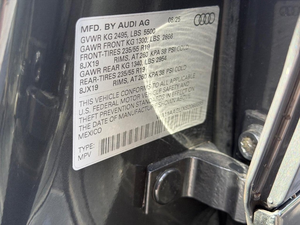 2025 Audi Q5 Premium 2.0 TFSI quattro
