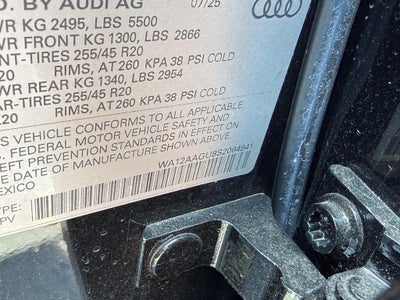 2025 Audi Q5 Premium Plus 2.0 TFSI quattro