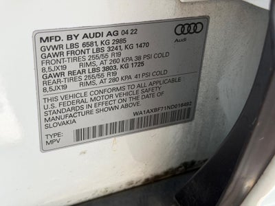 2022 Audi Q7 Premium 55 TFSI quattro