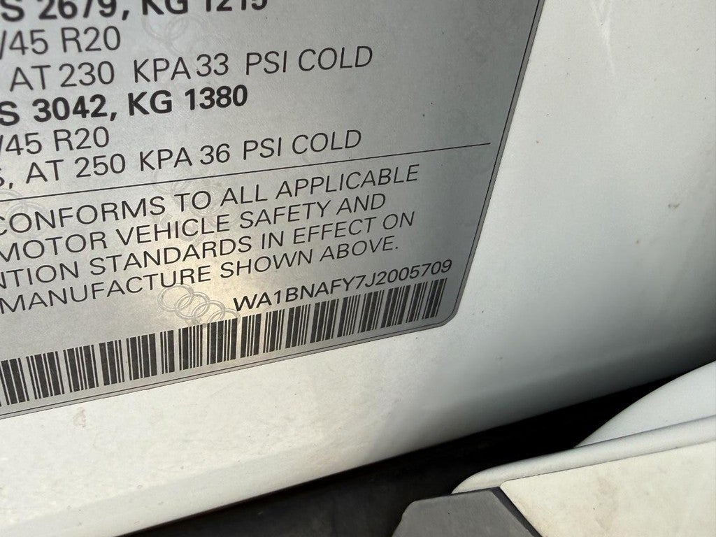2018 Audi Q5 2.0 TFSI Premium Plus
