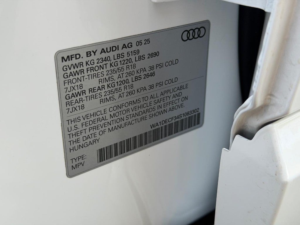 2025 Audi Q3 S line Premium 45 TFSI quattro