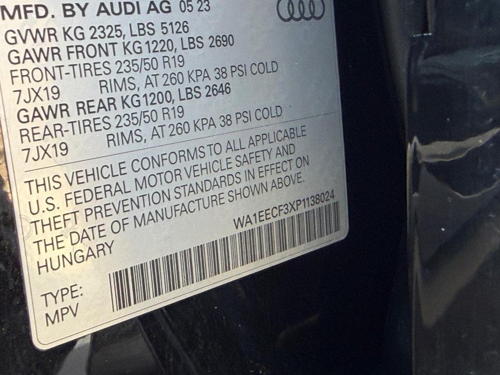 2023 Audi Q3 S line Premium Plus 45 TFSI quattro