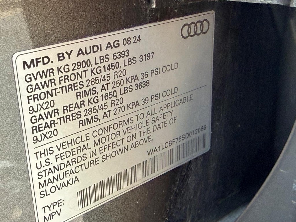 2025 Audi Q7 Premium Plus 45 TFSI quattro