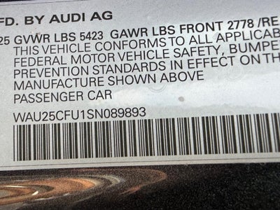 2025 Audi S5 Premium Plus 3.0 TFSI quattro