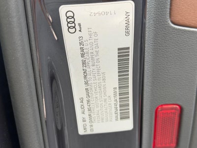 2018 Audi A4 2.0 TFSI Premium Plus S Tronic quattro AWD