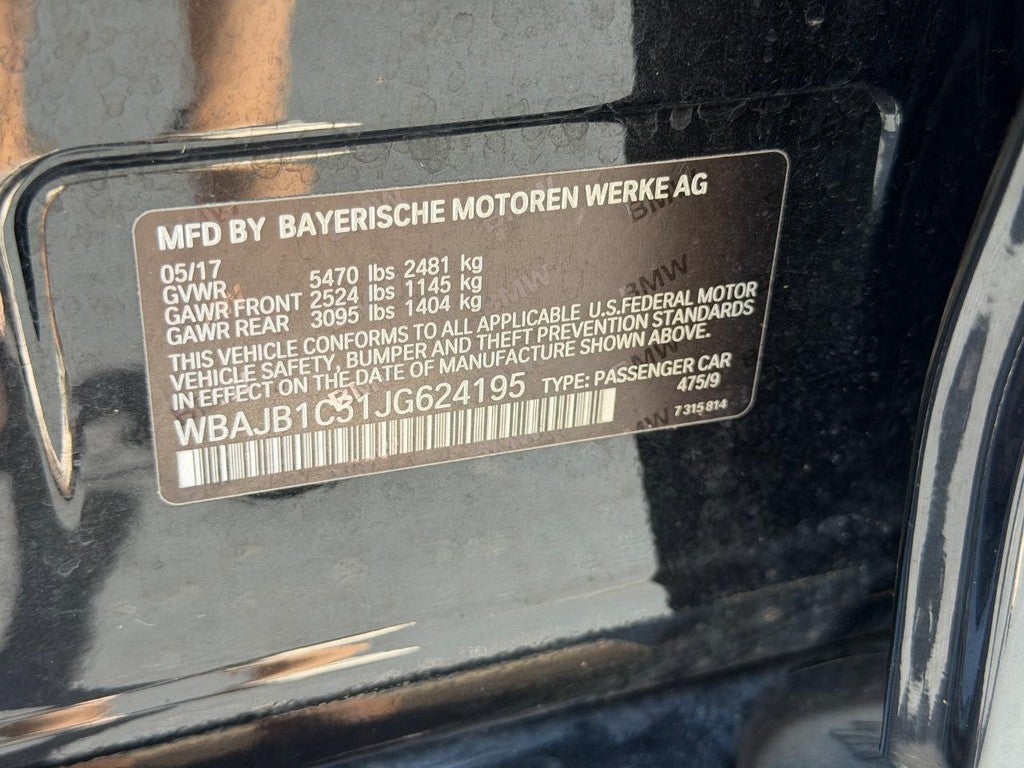2018 BMW 5 Series 530e xDrive iPerformance Plug-In Hybrid