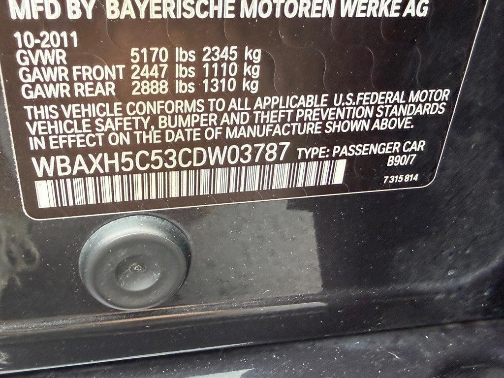 2012 BMW 5 Series 4dr Sdn 528i xDrive AWD