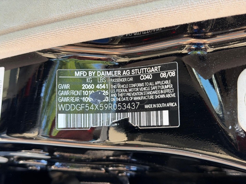 2009 Mercedes-Benz C-Class 4dr Sdn 3.0L Luxury RWD