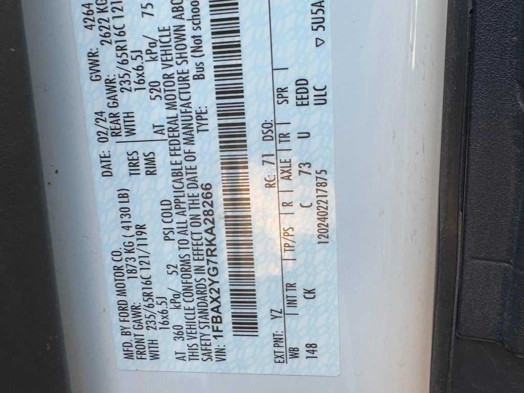 2024 Ford Transit Passenger Wagon T-350 148