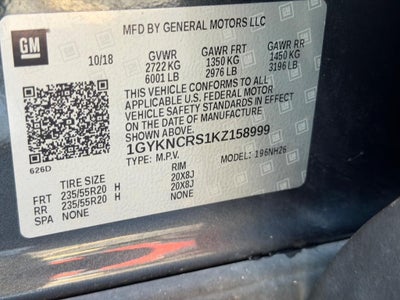 2019 Cadillac XT5 FWD 4dr Luxury