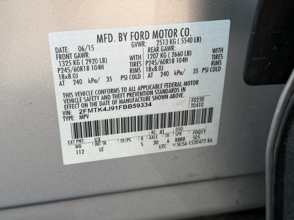 2015 Ford Edge 4dr SEL AWD
