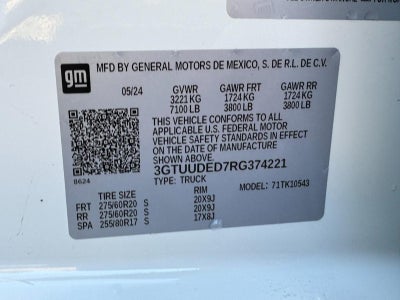 2024 GMC Sierra 1500 4WD Crew Cab 147" SLT