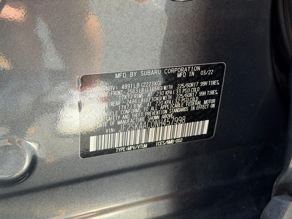 2022 Subaru Forester CVT