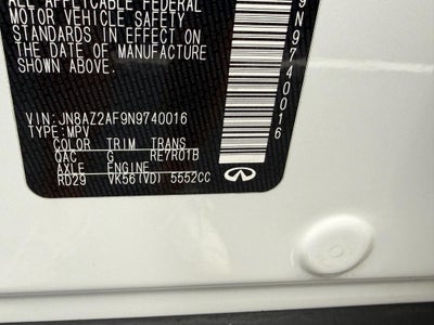 2022 INFINITI QX80 PREMIUM SELECT RWD