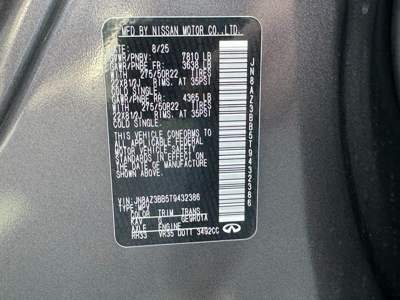 2026 INFINITI QX80 LUXE AWD