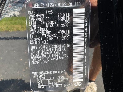 2026 INFINITI QX80 LUXE AWD