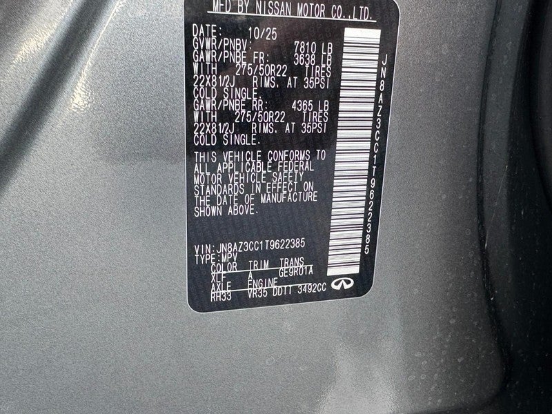 2026 INFINITI QX80 AUTOGRAPH AWD