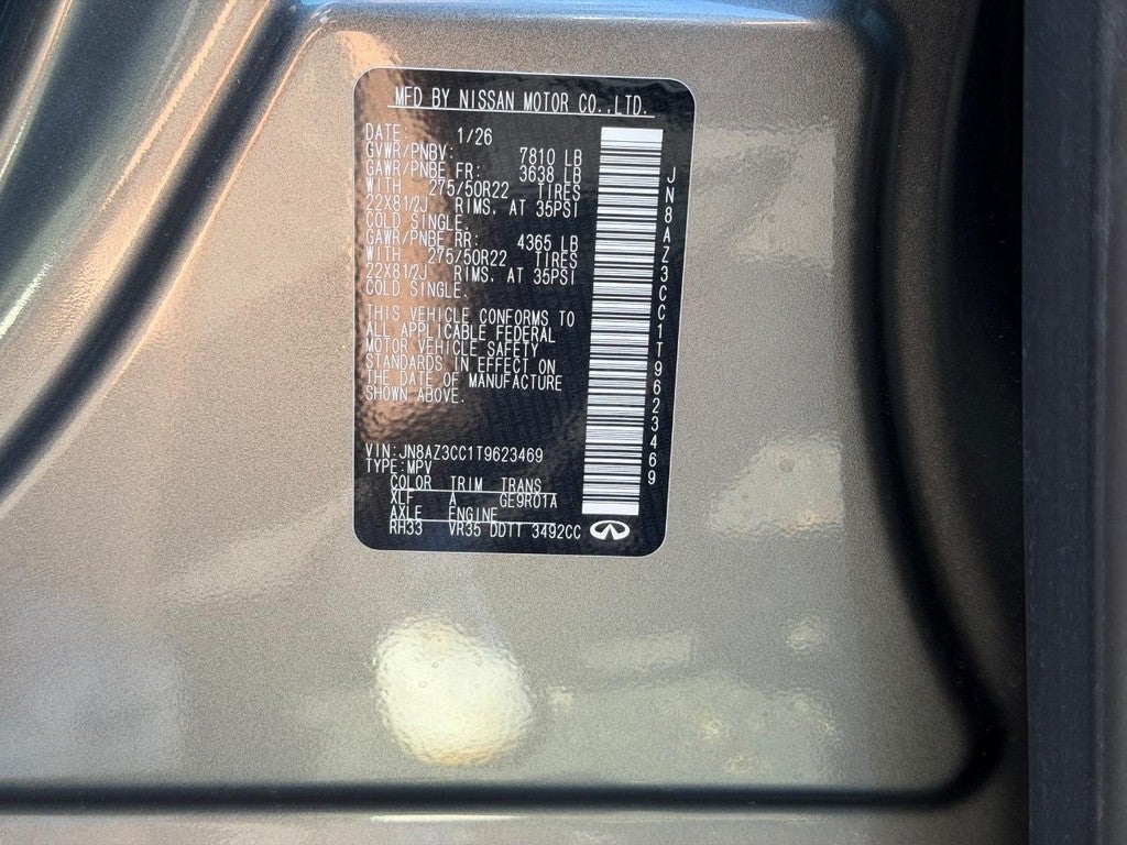 2026 INFINITI QX80 AUTOGRAPH AWD