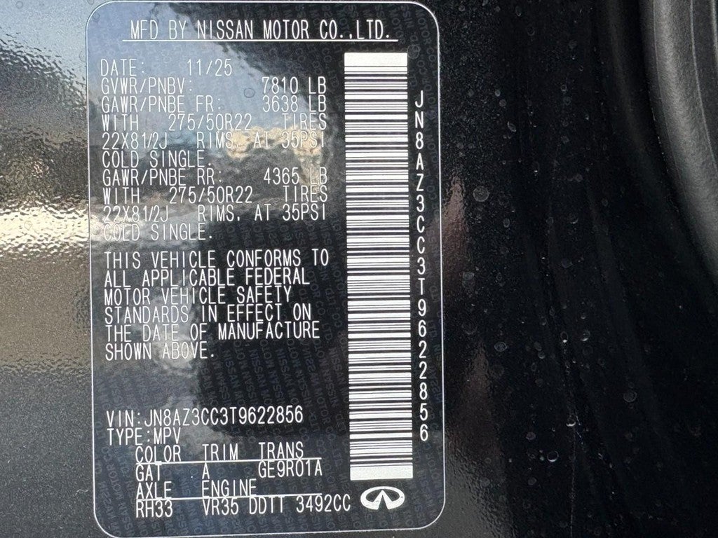 2026 INFINITI QX80 AUTOGRAPH AWD