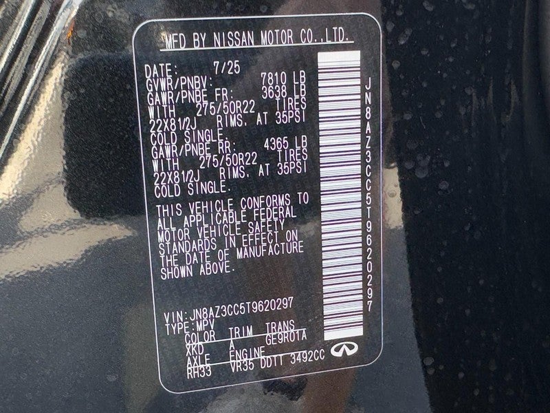 2026 INFINITI QX80 AUTOGRAPH AWD