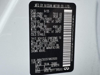 2026 INFINITI QX80 AUTOGRAPH AWD