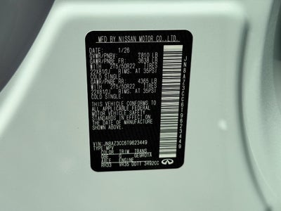 2026 INFINITI QX80 AUTOGRAPH AWD