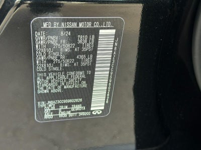 2025 INFINITI QX80 AUTOGRAPH AWD