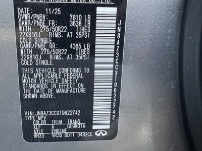 2026 INFINITI QX80 AUTOGRAPH AWD