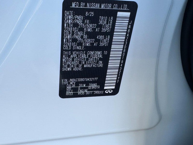 2026 INFINITI QX80 SPORT AWD