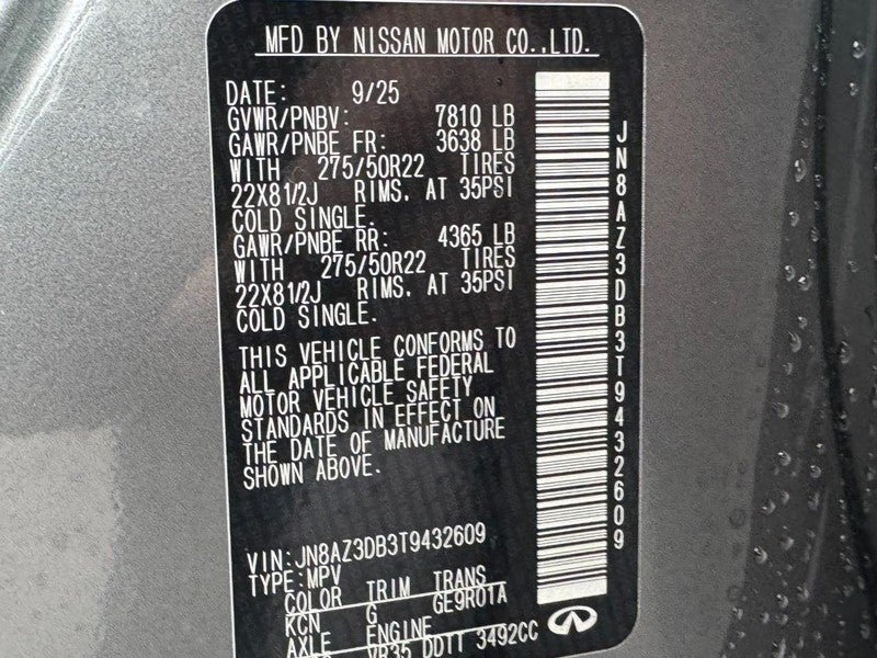 2026 INFINITI QX80 SPORT AWD