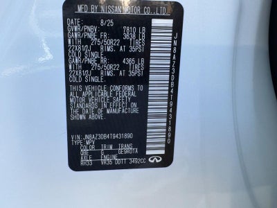 2026 INFINITI QX80 SPORT AWD