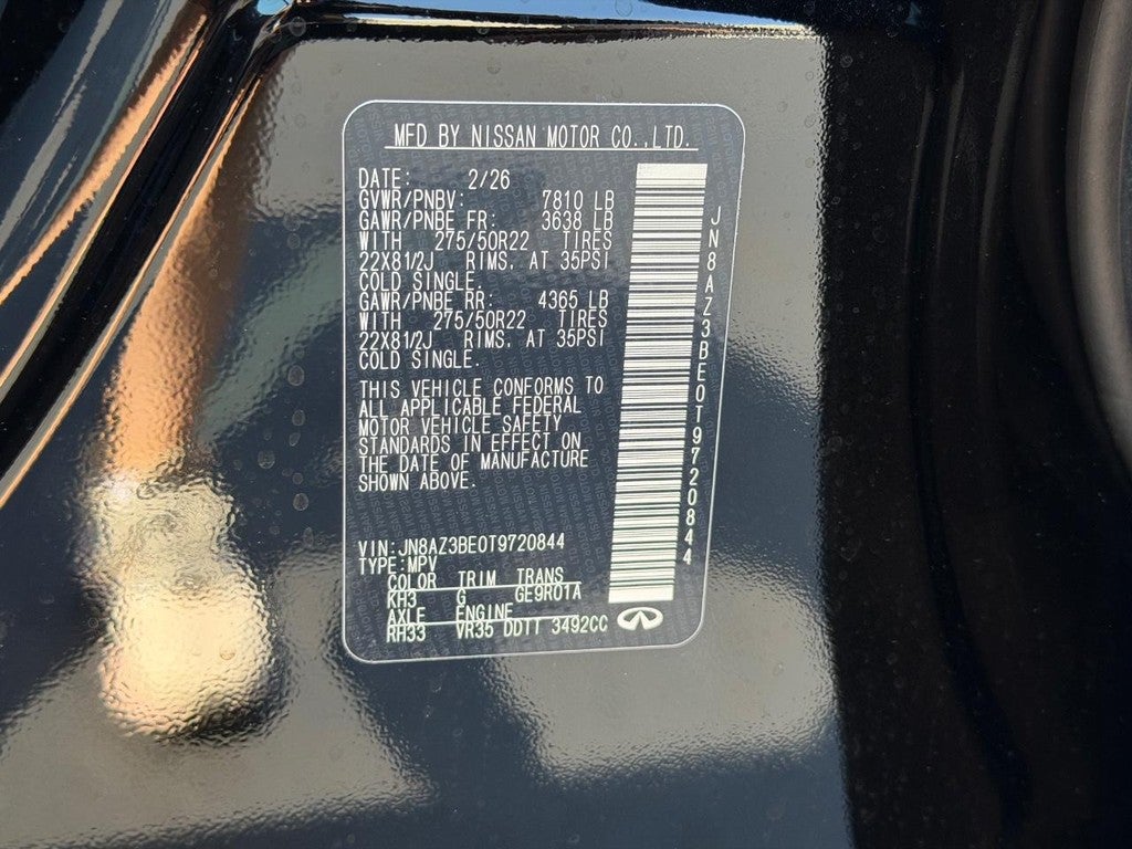 2026 INFINITI QX80 SPORT AWD