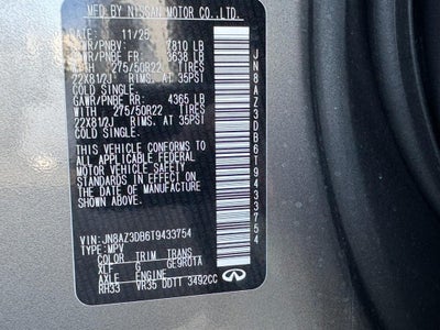 2026 INFINITI QX80 SPORT AWD