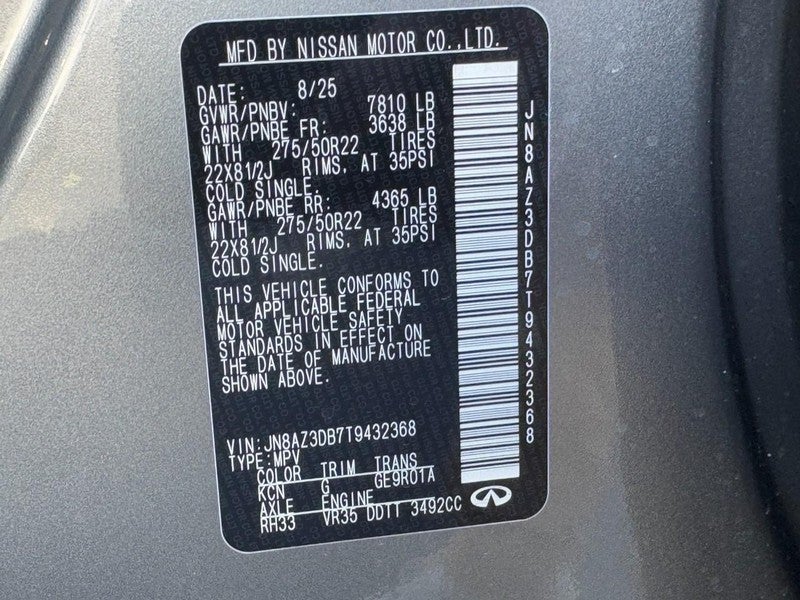 2026 INFINITI QX80 SPORT AWD