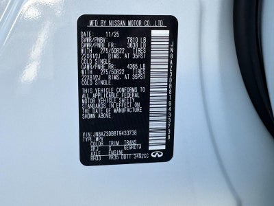 2026 INFINITI QX80 SPORT AWD