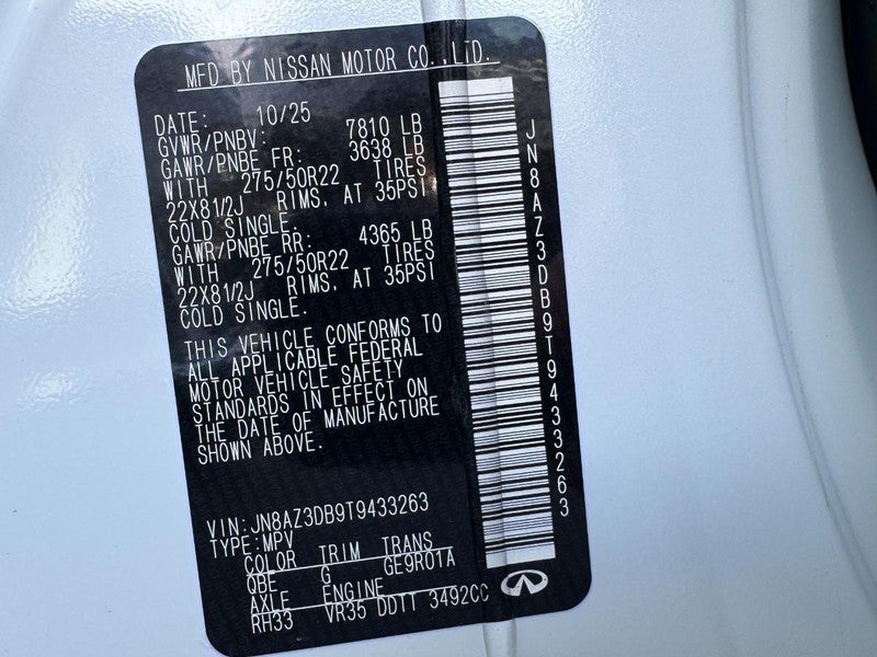 2026 INFINITI QX80 SPORT AWD